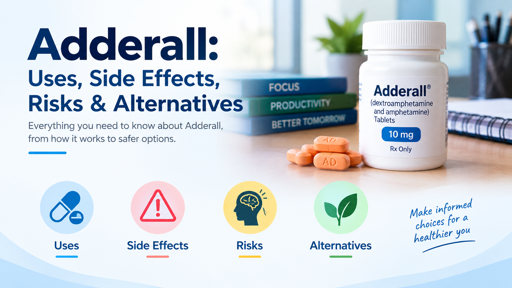 Adderall: Uses, Side Effects, Risks & Alternatives
